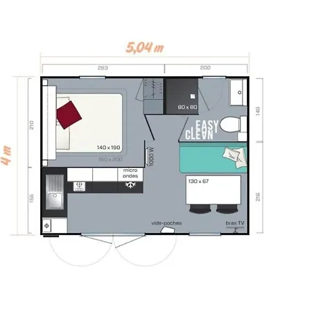 Campsite Les Bastides De Chanteraine Bungalows, & *